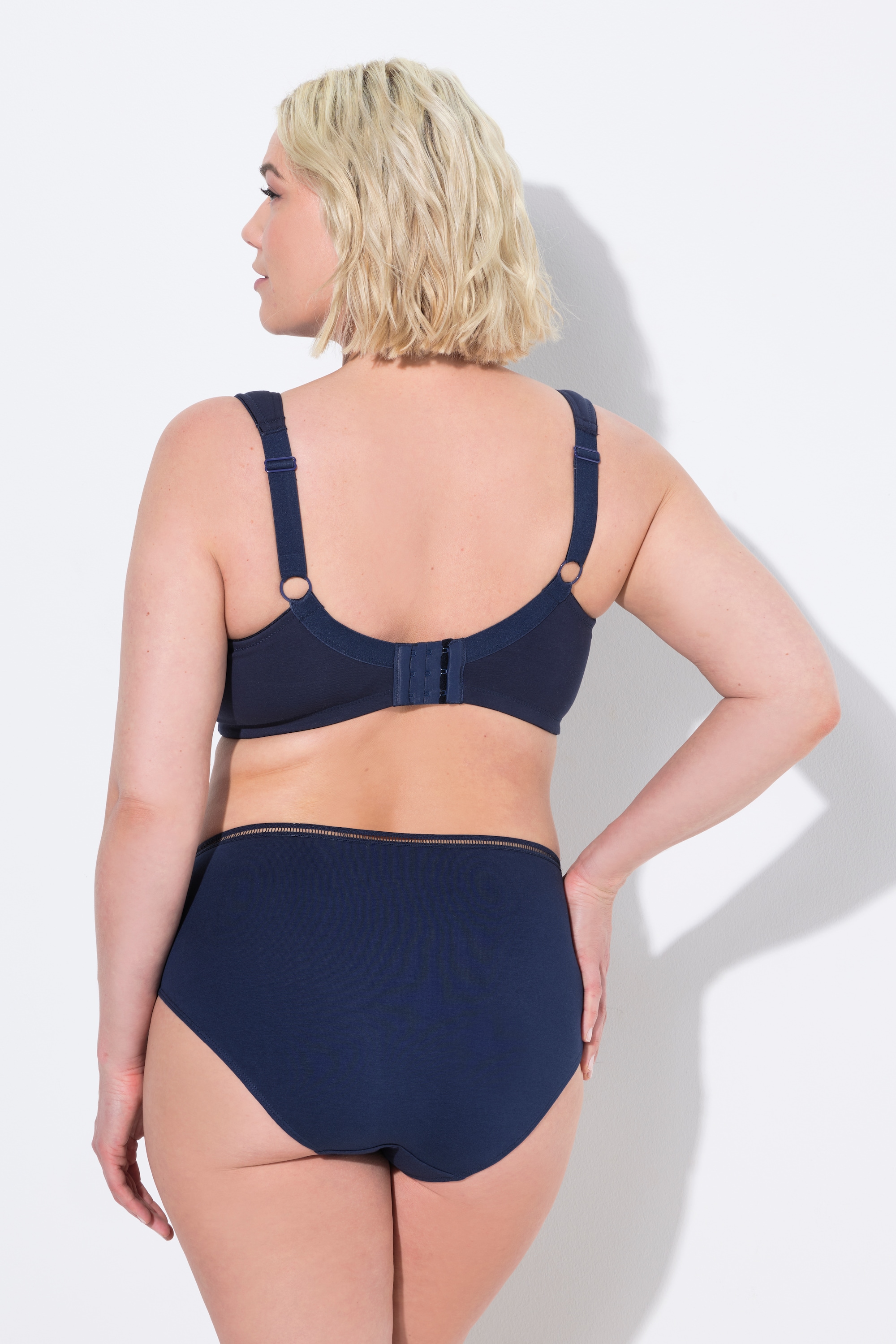 Ulla Popken Damen große Größen Entlastungs BH bügellos Spitze Cup C H 838461