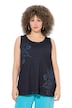 Top, mandaly, A střih, kulatý výstřih, bez rukávů
