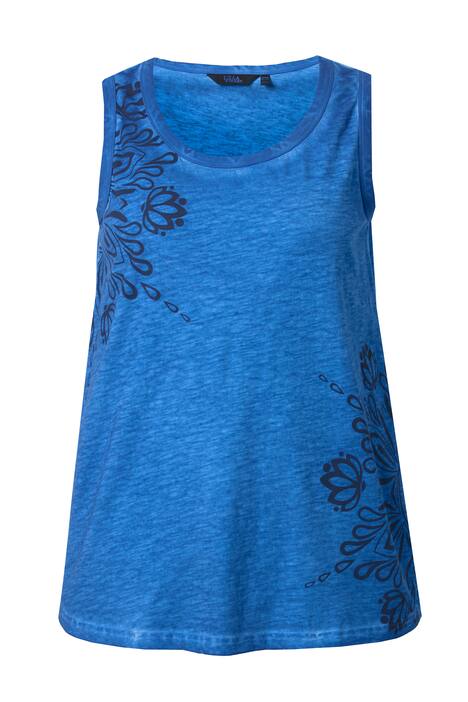 Top, mandaly, A střih, kulatý výstřih, bez rukávů