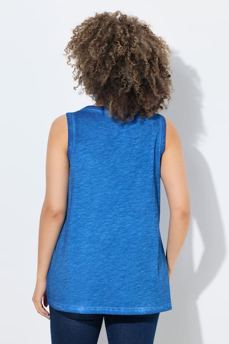 Top, Mandalas, A-Linie, Rundhals, ärmellos