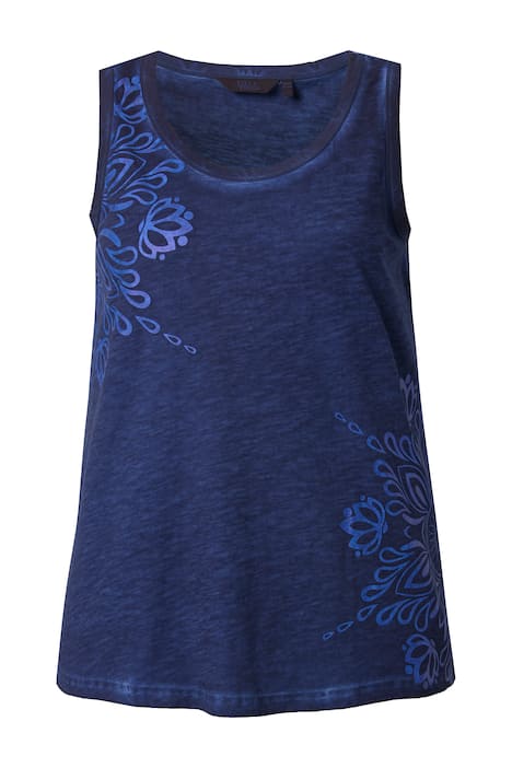 Top, mandaly, A střih, kulatý výstřih, bez rukávů