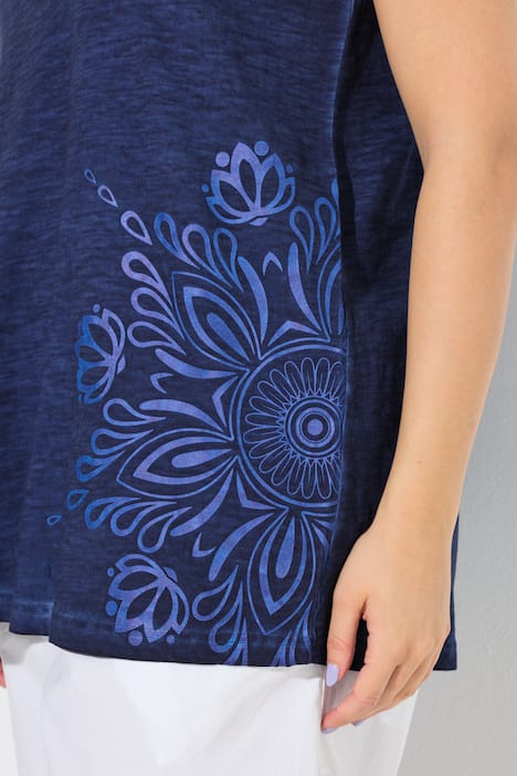 Top, Mandalas, A-Linie, Rundhals, ärmellos