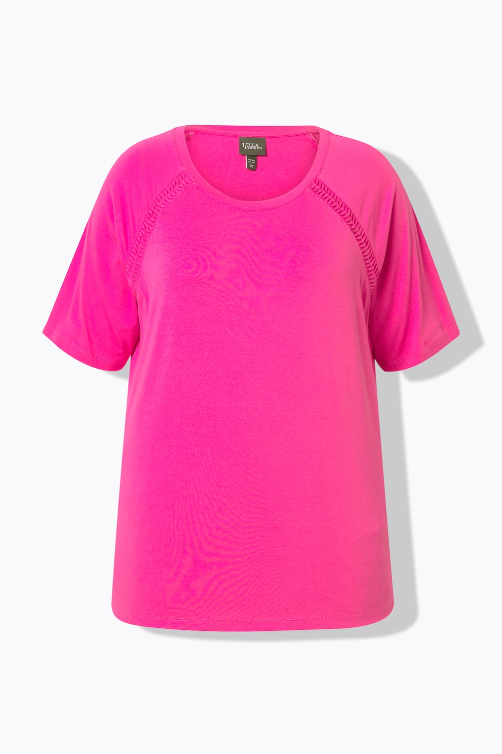 Stora storlekar T-shirt, Dam, rosa, storlek: 46/48, Viskos, Ulla Popken