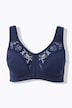 Lace Panel Underwire-Free Relief Bra