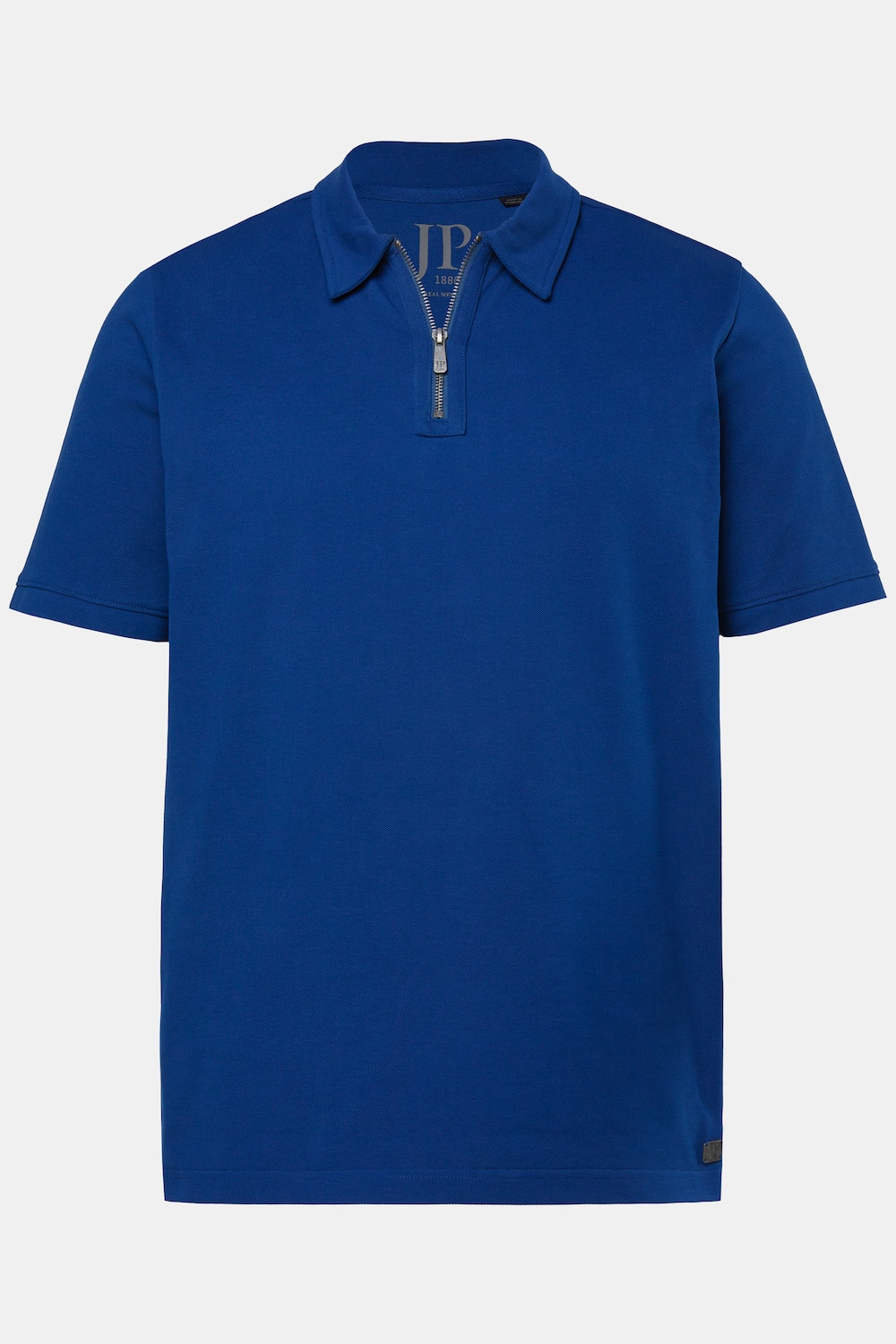 Poloshirt, Halbarm, Piqué, Zipper, bis 8 XL