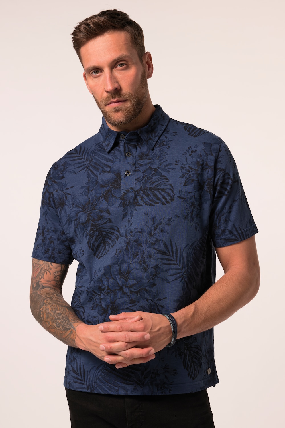 JP1880 poloshirt, korte mouwen, all-overprint, tot 8XL
