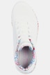 Skechers sneakers, blomster, memory foam, komfortbredde