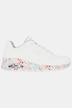 Skechers sneakers, blomster, memory foam, komfortbredde