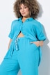 Musselin-Culotte Rose, weites Bein, Elastikbund