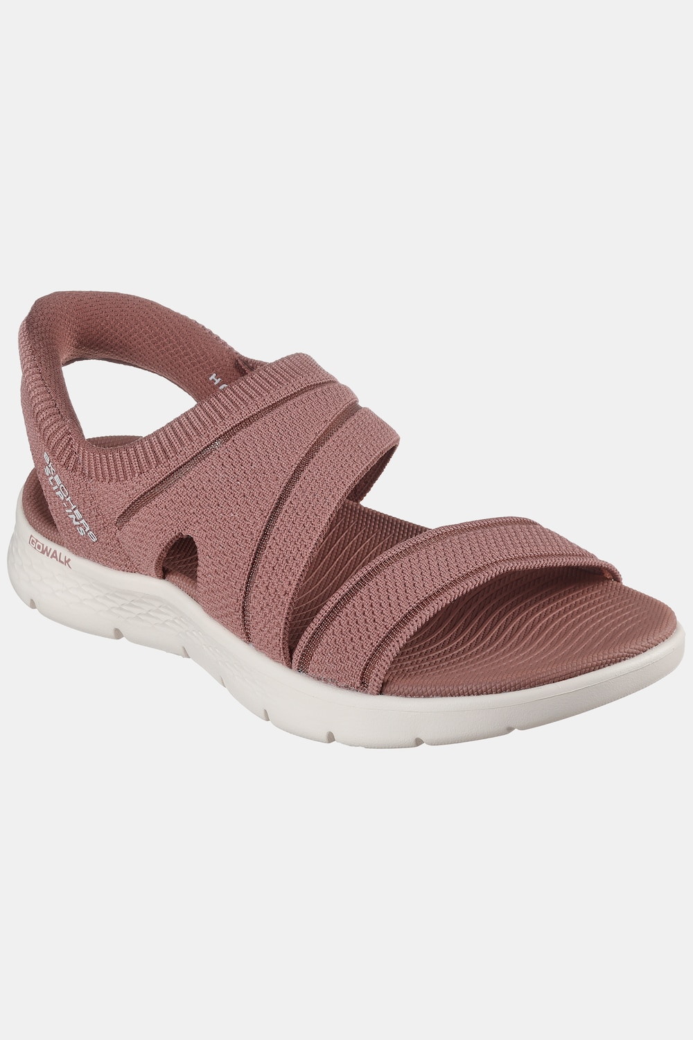 Skechers Slip-In-Sandalen, Damen, braun, Größe: 41, Polyester, Ulla Popken