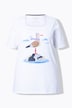 Seagull Short Sleeve Square Neck Graphic Tee
