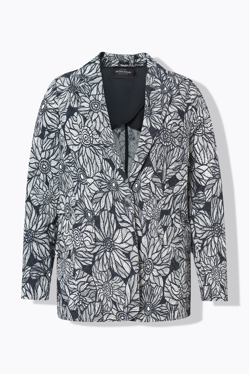 Stora storlekar Kavaj, Dam, vit, storlek: 42, Polyester/Viskos/Syntetfibrer, Ulla Popken