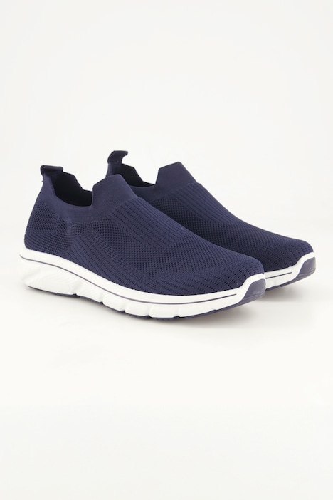 Scarpe slip-on con maglia tecnica, soletta sostituibile e larghezza H