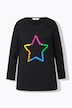 Shirt met lange mouwen, neon ster