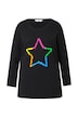 Tričko s dlouhými rukávy, neonové hvězdy