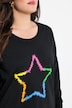 Shirt met lange mouwen, neon ster