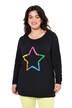 Tričko s dlouhými rukávy, neonové hvězdy
