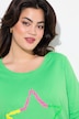 Shirt met lange mouwen, neon ster