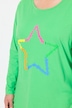 Shirt met lange mouwen, neon ster
