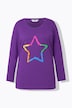 Shirt met lange mouwen, neon ster