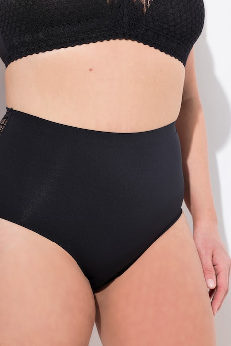 TruYou Maxislips, 2er-Pack, HighWaist, Spitzen-Rückseite