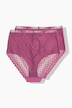 TruYou maxi-slips, set van 2, hoge taille, kanten achterzijde