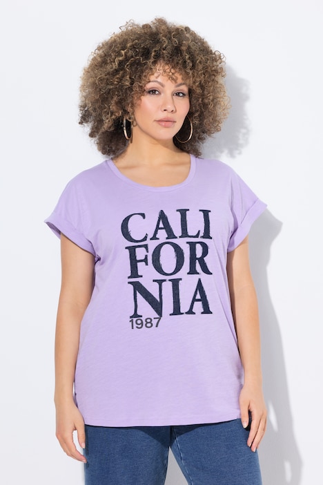 T-Shirt, California, Oversized, Rundhals, Halbarm