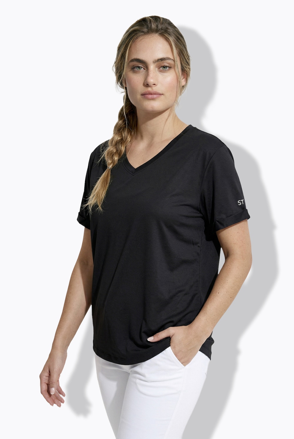 Funktions-Shirt, Rundhals, Halbarm, recycelt