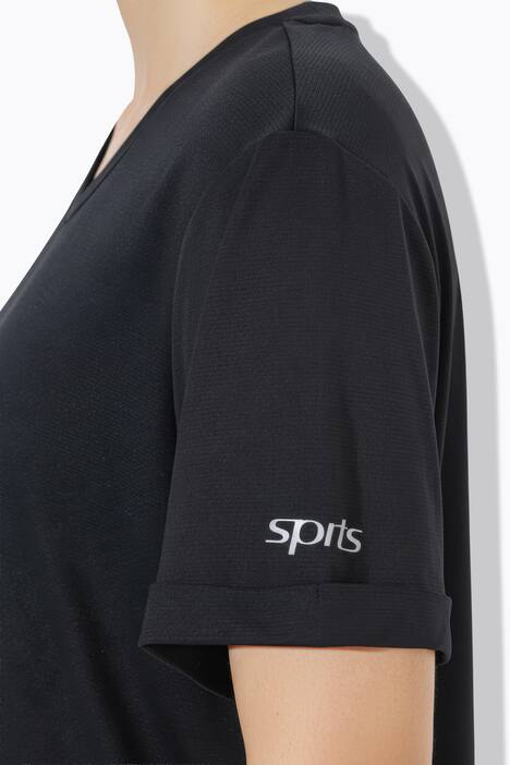 Funktions-Shirt, Rundhals, Halbarm, recycelt