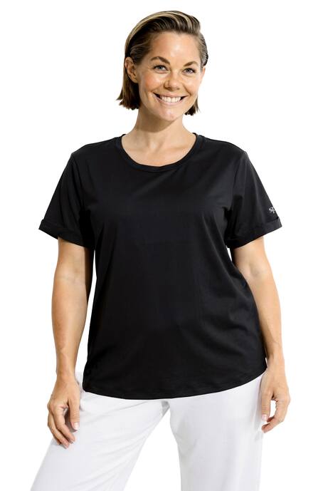 Funkční tričko, UV ochrana 50+, kulatý výstřih, krátké rukávy, recyklovaný materiál