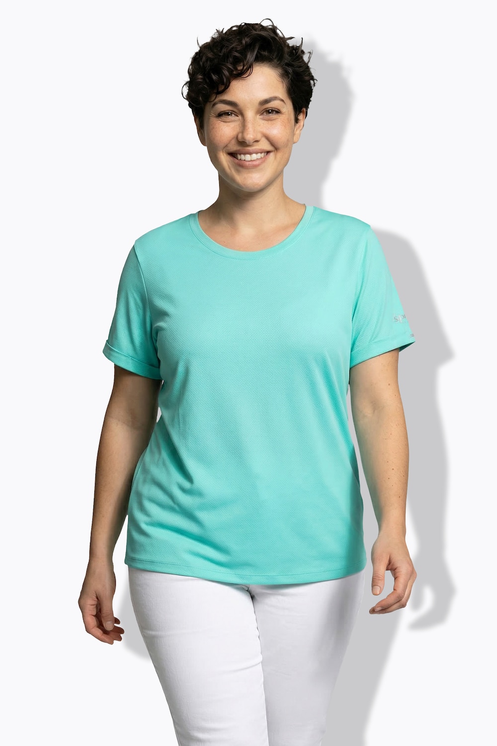 Funktions-Shirt, Rundhals, Halbarm, recycelt