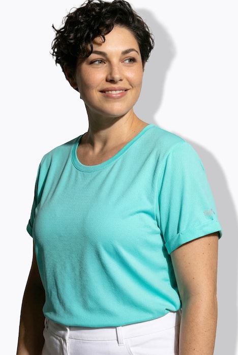 Funktions-Shirt, Rundhals, Halbarm, recycelt