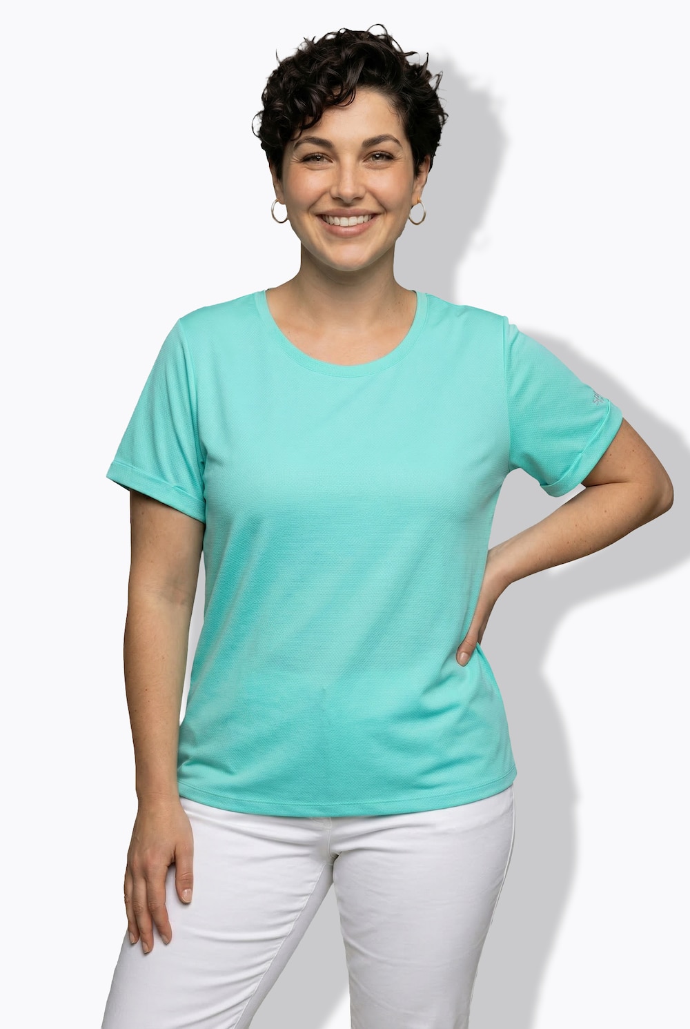 Funktions-Shirt, Rundhals, Halbarm, recycelt