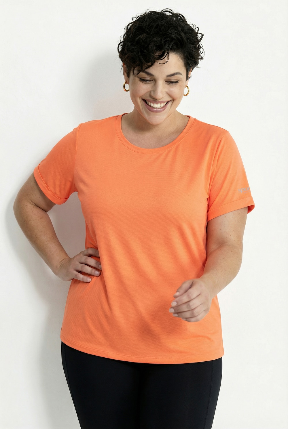 Funktions-Shirt, Rundhals, Halbarm, recycelt