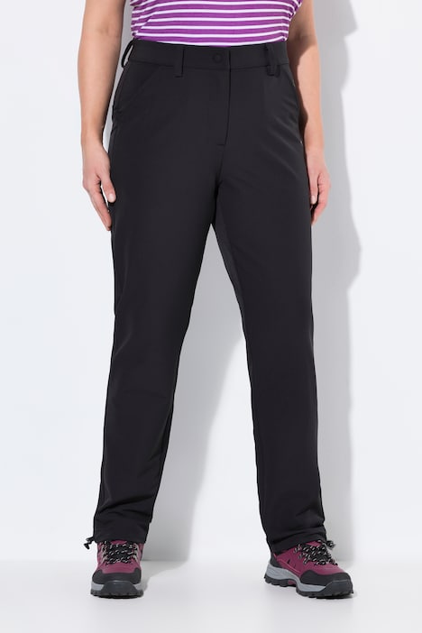 Pantaloni in softshell sottile con orlo regolabile e cintura comoda