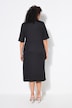 Sukienka z dżerseju, drapowanie, dekolt w serek, rękaw 1/2