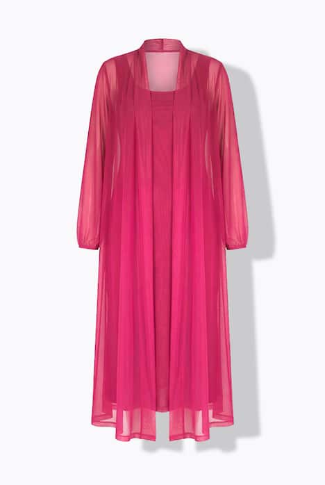 Jacke, gerade Passform, Mesh mit Farbverlauf