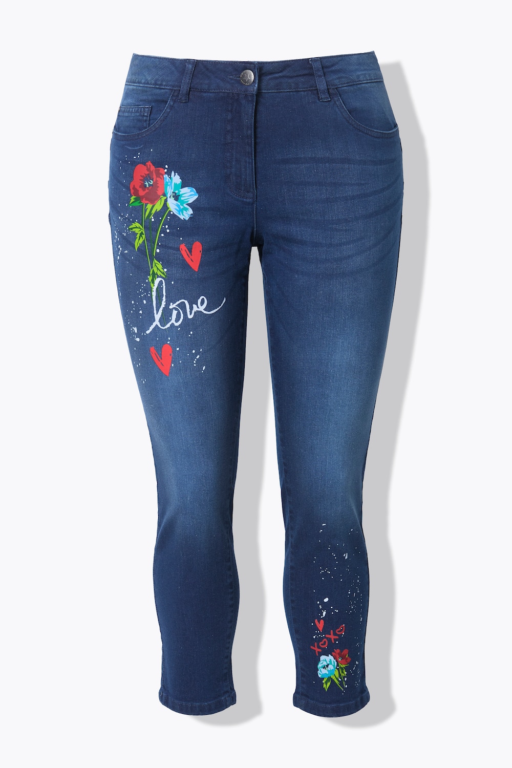 Stora storlekar PushUp-jeans, Dam, blå, storlek: 56, Bomull, Angel of Style
