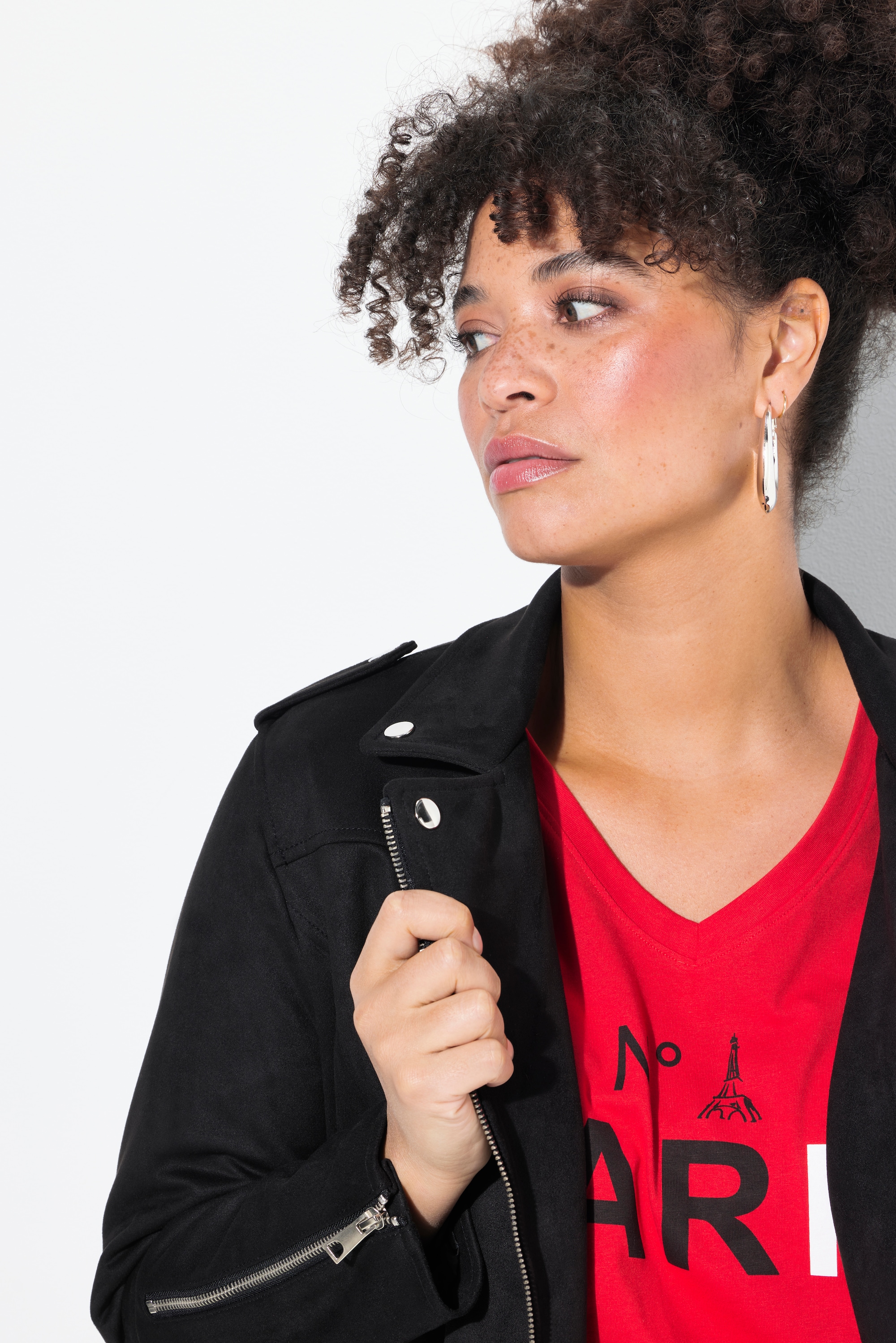 Bikerjacke Gina Laura Lederjacke Lederjacken Kunstlederjacken Von