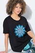T-shirt, mandala, A-lijn, ronde hals, halflange mouw