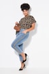 Vaqueros Skinny, Slim Fit, rayas de leopardo, 5 bolsillos