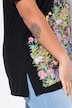 A-line floral pattern T-shirt