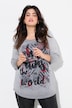 Printed 3/4-sleeve T-shirt