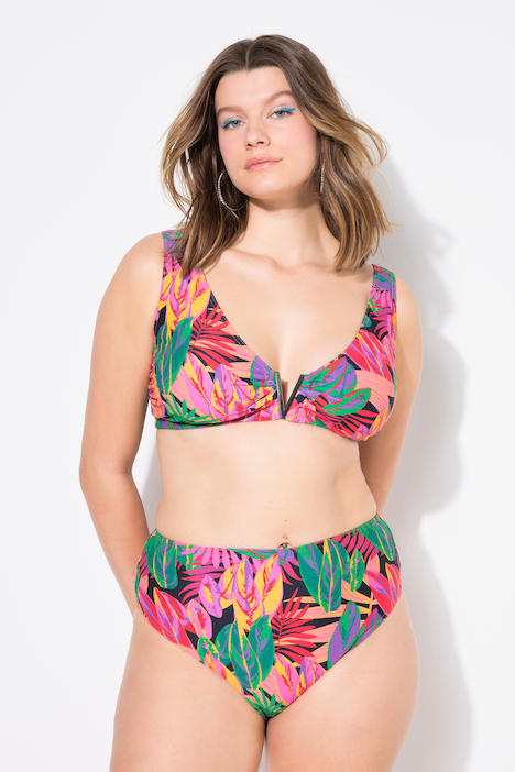 Bikini-Top, Softcups, Jungle-Print,