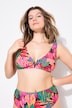 Bikinitop, softcups, jungleprint og flæser
