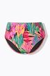 Bikini-slip, trusse, høj talje, jungleprint
