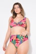 Bikini-slip, trusse, høj talje, jungleprint