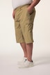 Men+ cargo-capri UV-, myggebeskyttelse, elastisk linning, op til 8XL
