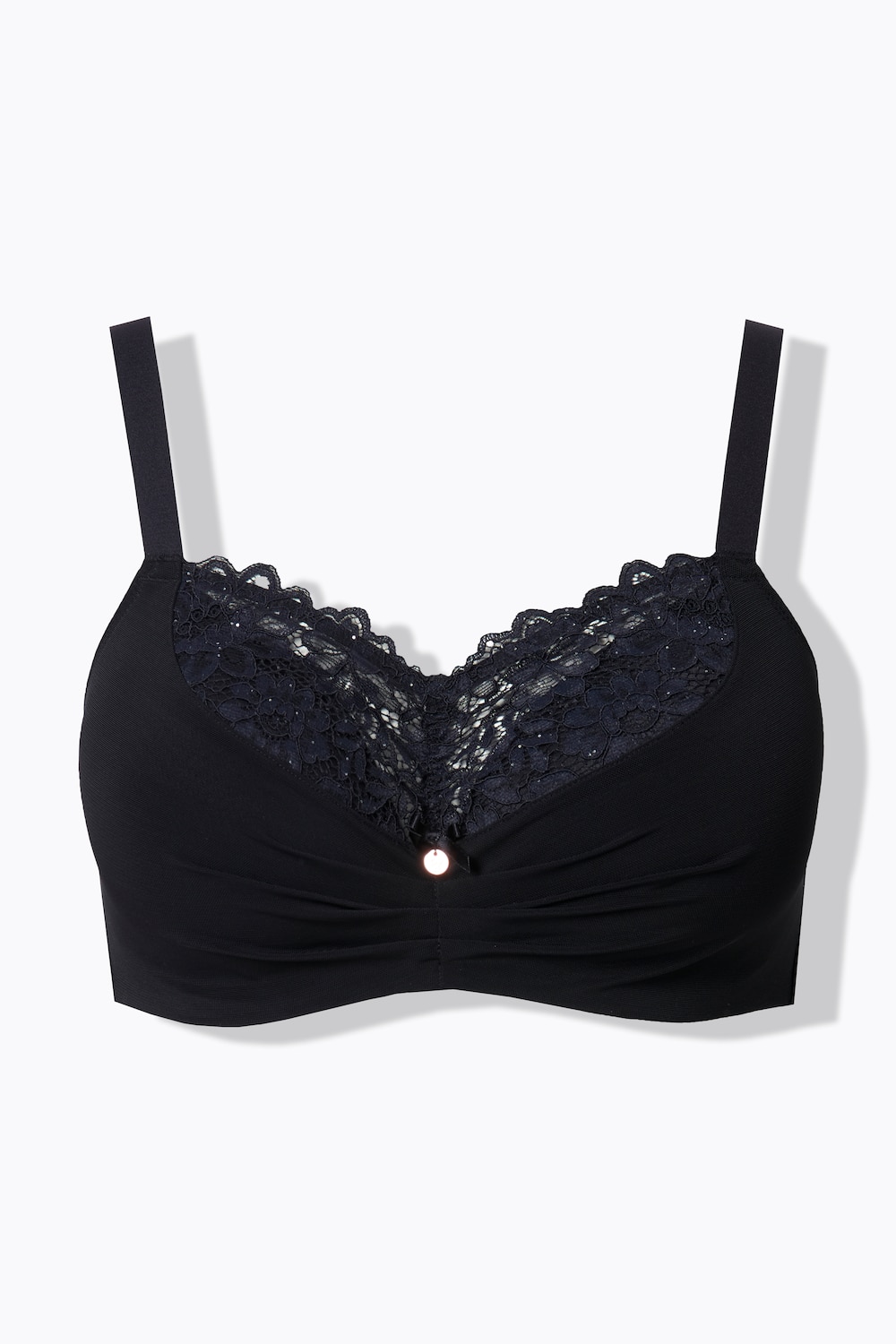 Stora storlekar TruYou Bygel-BH, Dam, svart, storlek: 90C, Syntetfibrer/Elastan, Ulla Popken