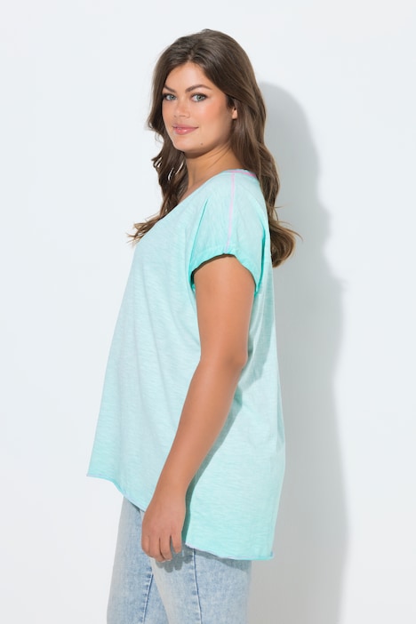 T-Shirt, 1/2-Arm, V-Ausschnitt